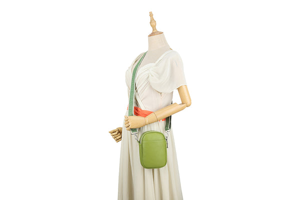 Small Crossbody Phone Bag in Beige