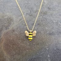 Bumble Bee Pendant Necklace