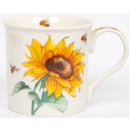 Bee-tanical Sunflower Mug
