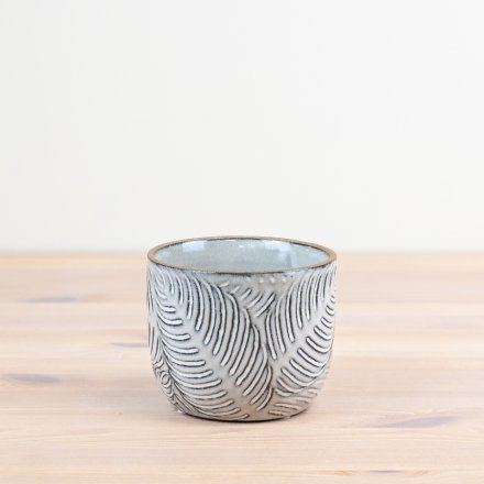 Embossed Leaf Planter Small