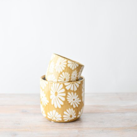 Stoneware Flower Planter Small