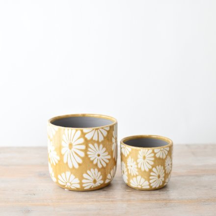 Stoneware Flower Planter Small