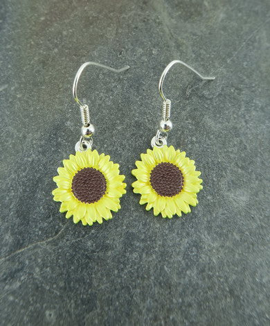 Sunflower Drop Earrings