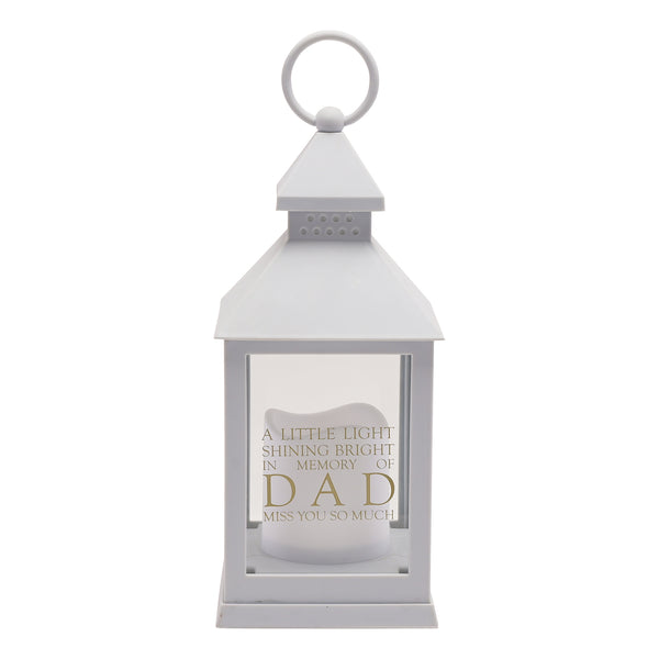Thoughts of You Graveside Lantern Grey Dad
