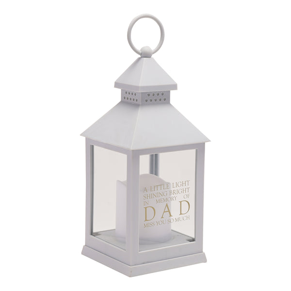 Thoughts of You Graveside Lantern Grey Dad