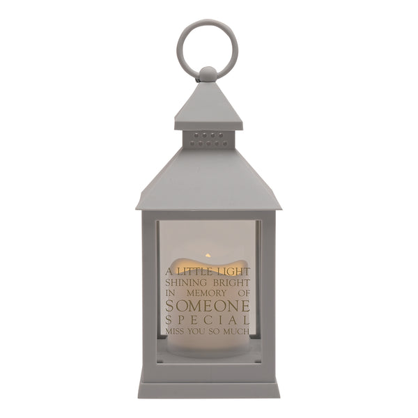 Thoughts of You Graveside Lantern Grey Someone Special