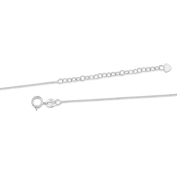 Sterling Silver Pendant - Mixed Flowers - Round