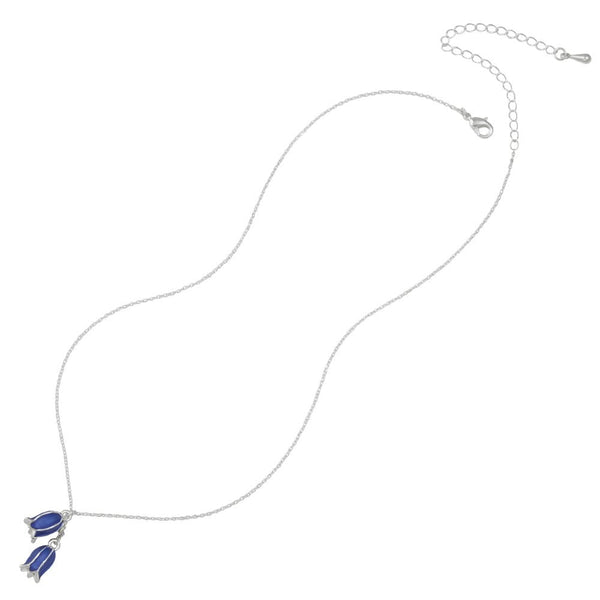 Bluebell Flower Pendant Necklace