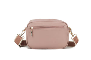 Crossbody Camera Bag in Pale Pink