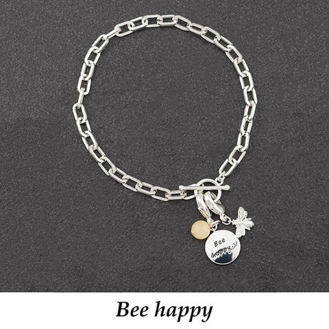 Equilibrium Bee Charm Bracelet