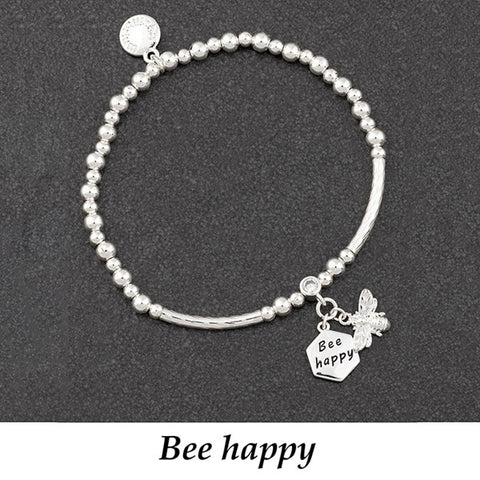 Equilibrium Bee Happy Beaded Bracelet