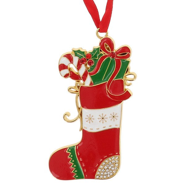 Christmas Treasures Hanging Stocking