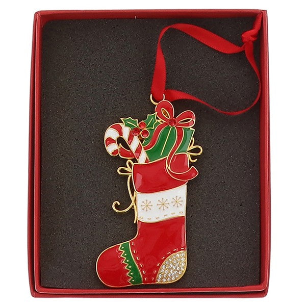 Christmas Treasures Hanging Stocking