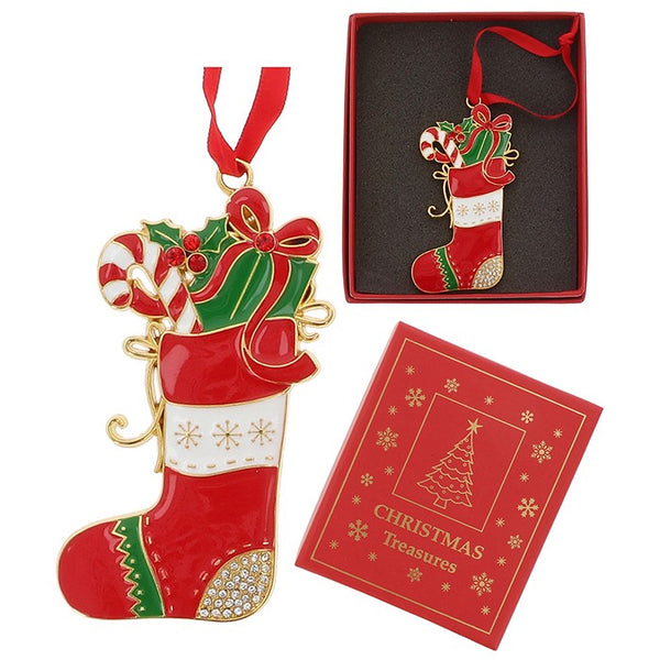 Christmas Treasures Hanging Stocking