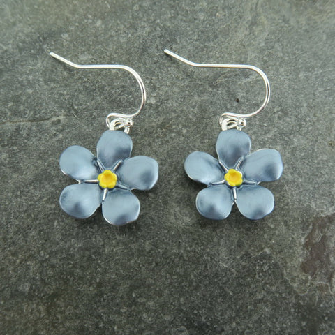 Forget-Me-Not Drop Earrings