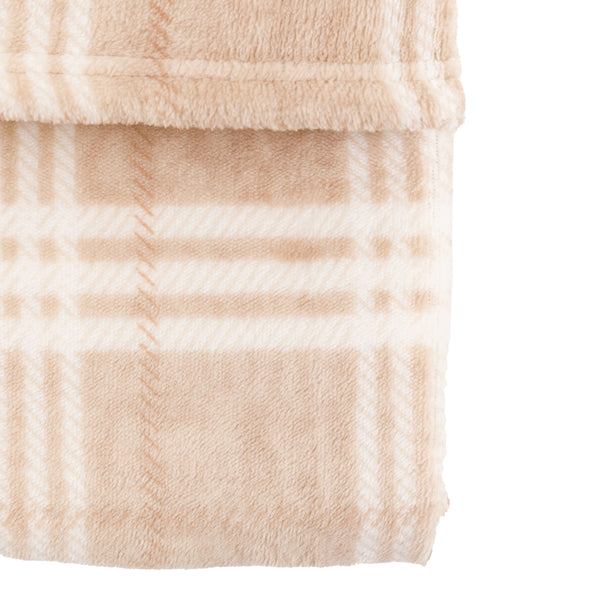 Kilburn & Scott Checkmate Throw in Almond