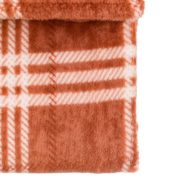 Kilburn & Scott Checkmate Throw in Nutmeg