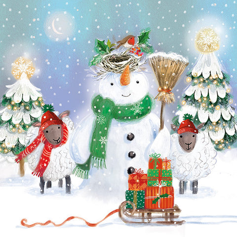 Snowman’s Woolly Helpers