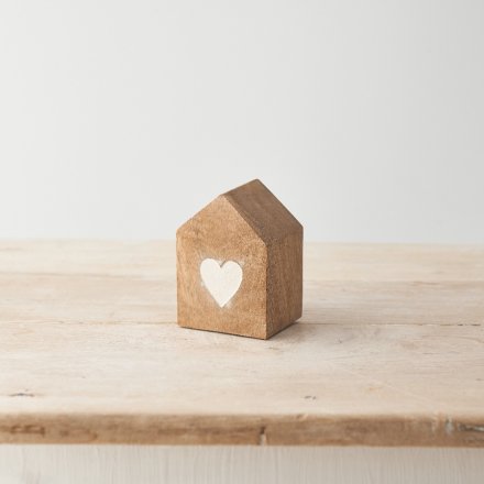 Wooden Heart House Small