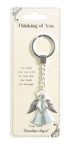 Equilibrium Guardian Angel Keychain Thinking of You