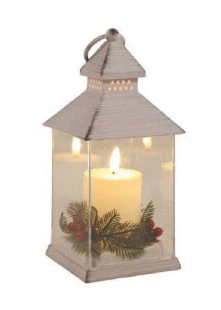 LED Lantern - Antique White