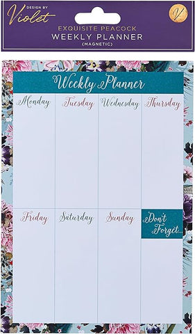 Exquisite Peacock Weekly Planner