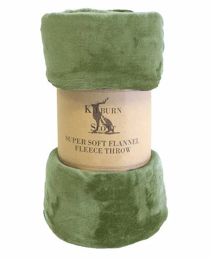 Kilburn & Scott Throw in Pale Green