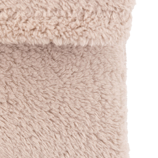 Kilburn & Scott Teddy Fleece Throw - Taupe