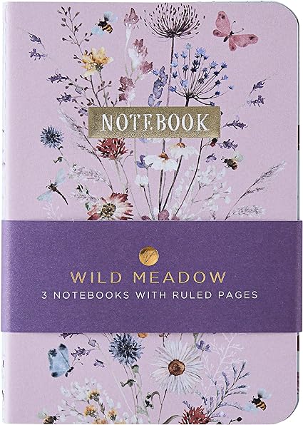 Wild Meadow 3pk A6 Notebook