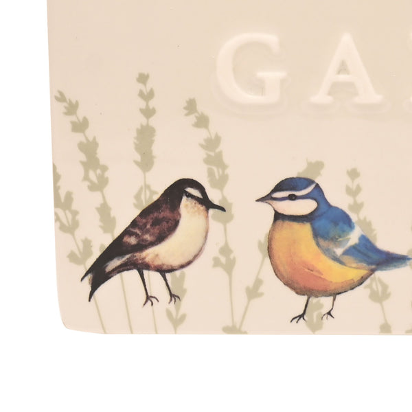 Country Living Garden Birds Plaque