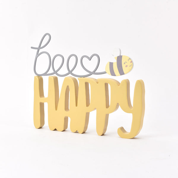 Love Life Mantel Plaque - Bee Happy