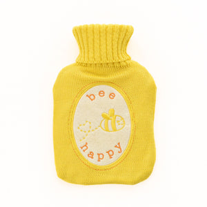 Love Life Hot Water Bottle - Bee Happy