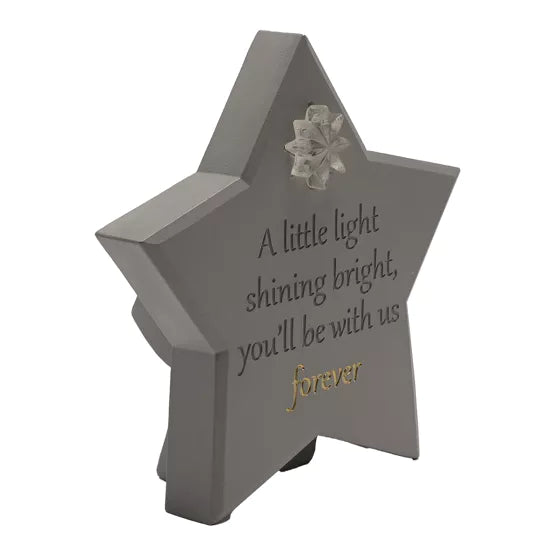 Memorial Star Light Up Plaque