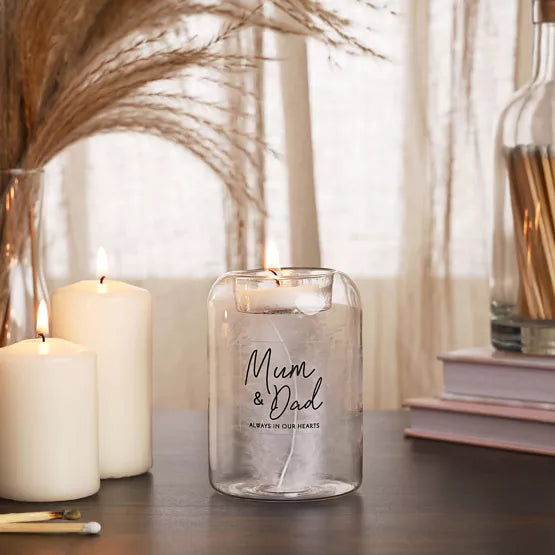 Tealight Holder Mum & Dad