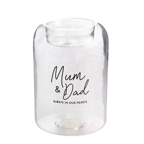 Tealight Holder Mum & Dad