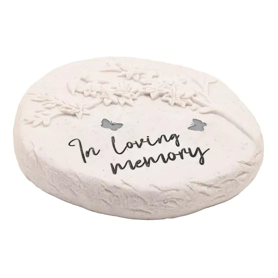 Thoughts of You Graveside Round Stone - Loving Memory