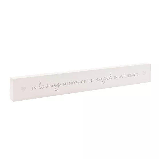 Thoughts Of You Angel Long Mantle Plaque