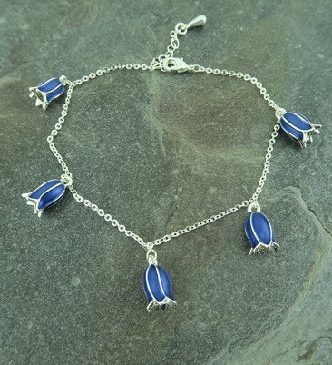 Bluebell Flower Charm Bracelet