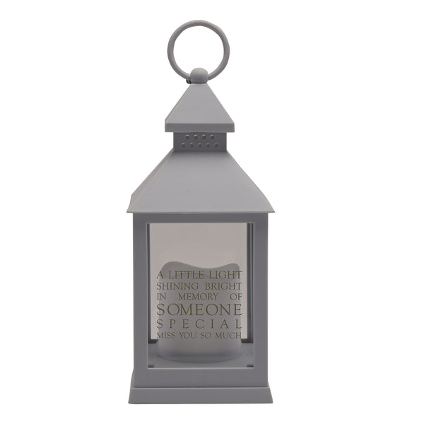 Thoughts of You Graveside Lantern Grey Someone Special
