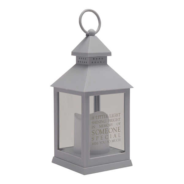 Thoughts of You Graveside Lantern Grey Someone Special