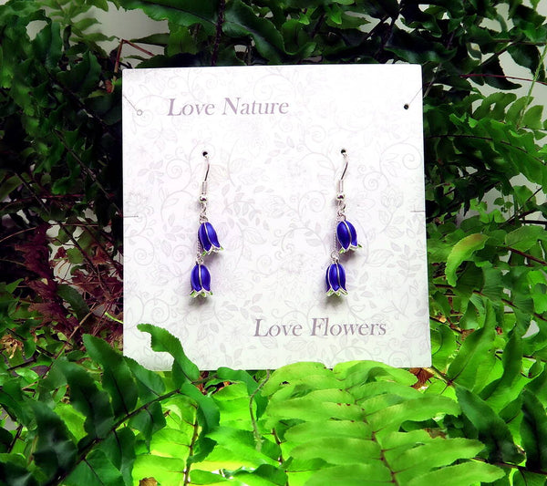 Bluebell Flower Drop Earrings